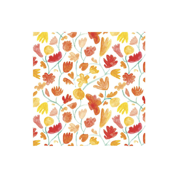 Watercolors Flowers by Sanaa