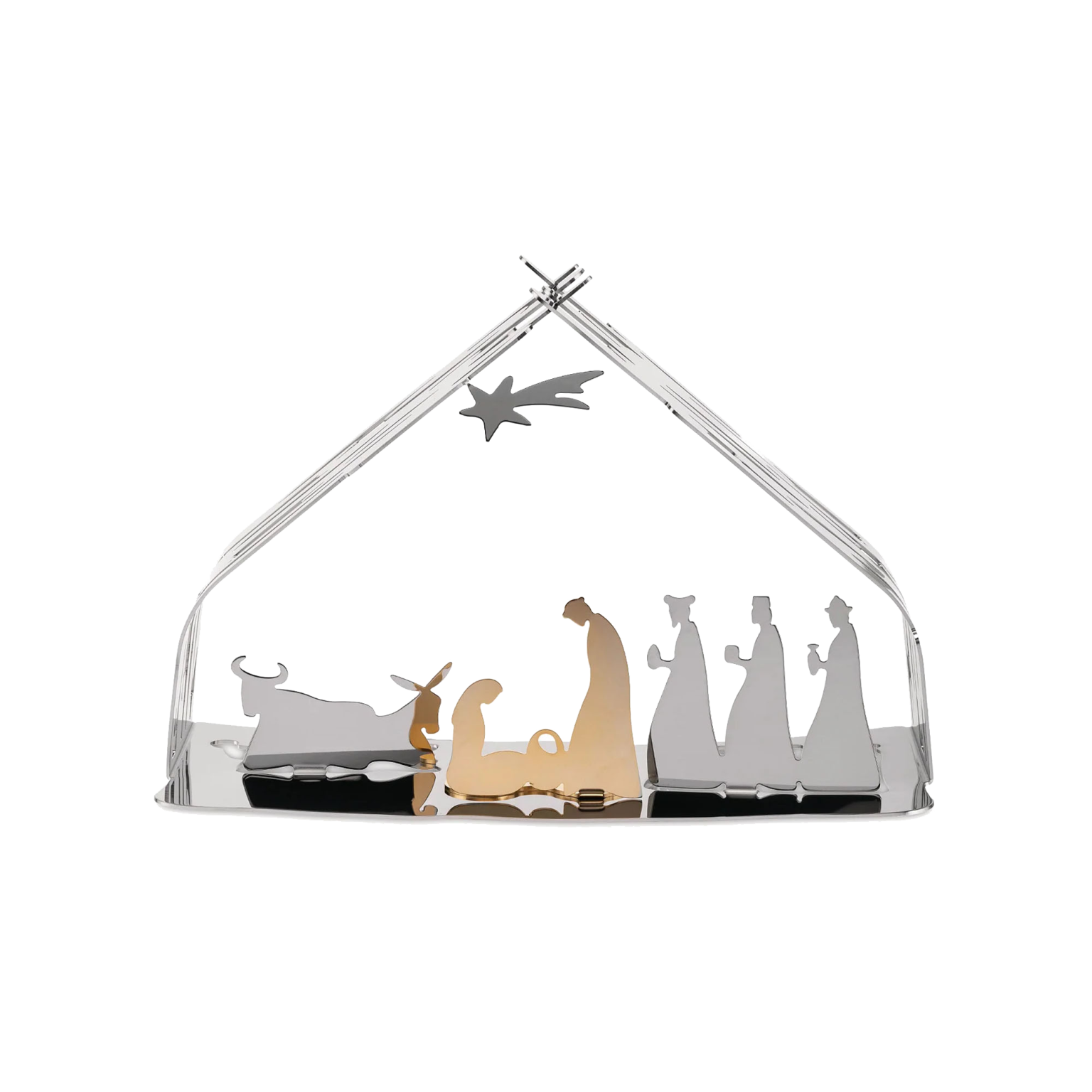 Bark Crib, Minimalist Nativity Set Gessato Design Store