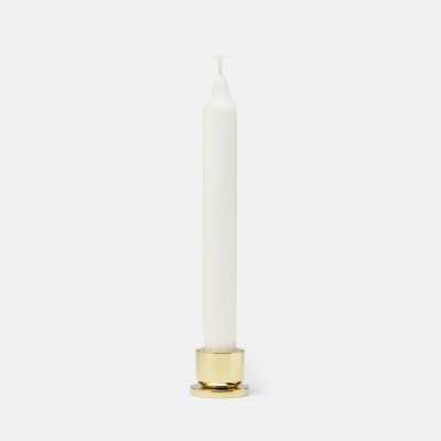 Bijou Brass Candle Holder - Gessato Design Store