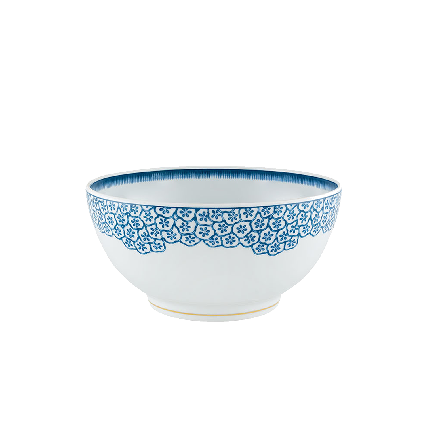 Jennifer Hall Sardine Salad Bowl | Cream/Blue