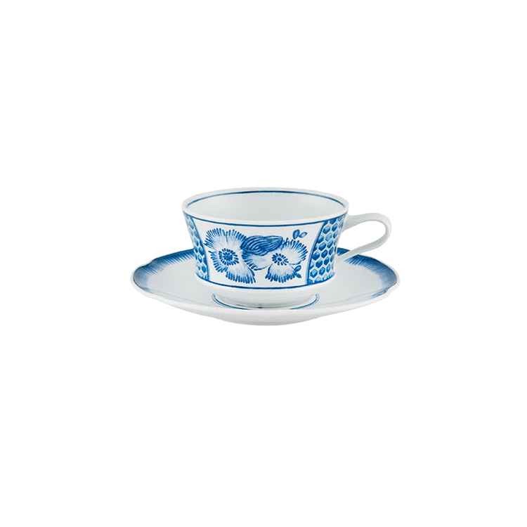 Coralina Blue – Tea Cup & Saucer
