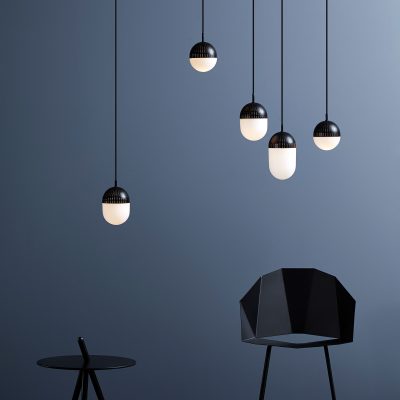 Dot Pendant Large Black - Gessato Design Store