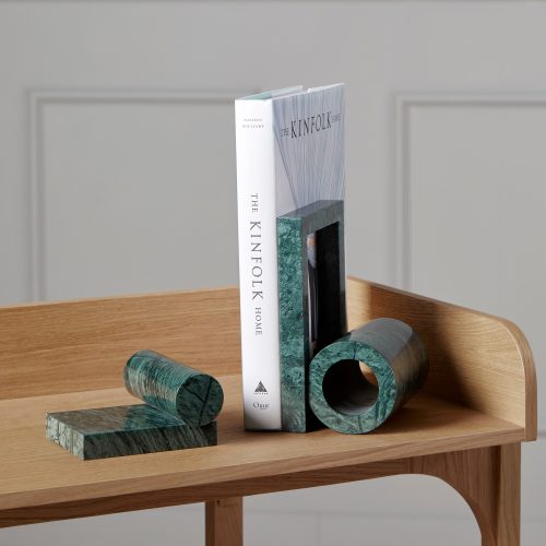 Green Marble Bookends - Gessato Design Store