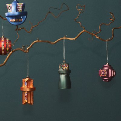 Holyhedrics Fractal Christmas Tree Ornament - Gessato Design Store