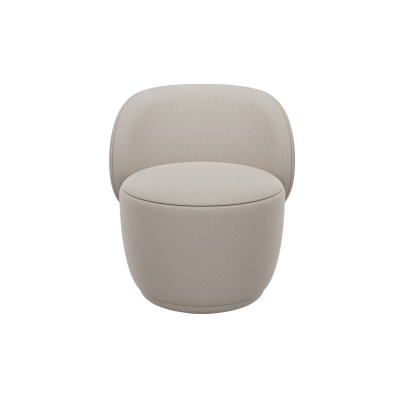 Kuon Upholstered Swivel Chair - Gessato Design Store
