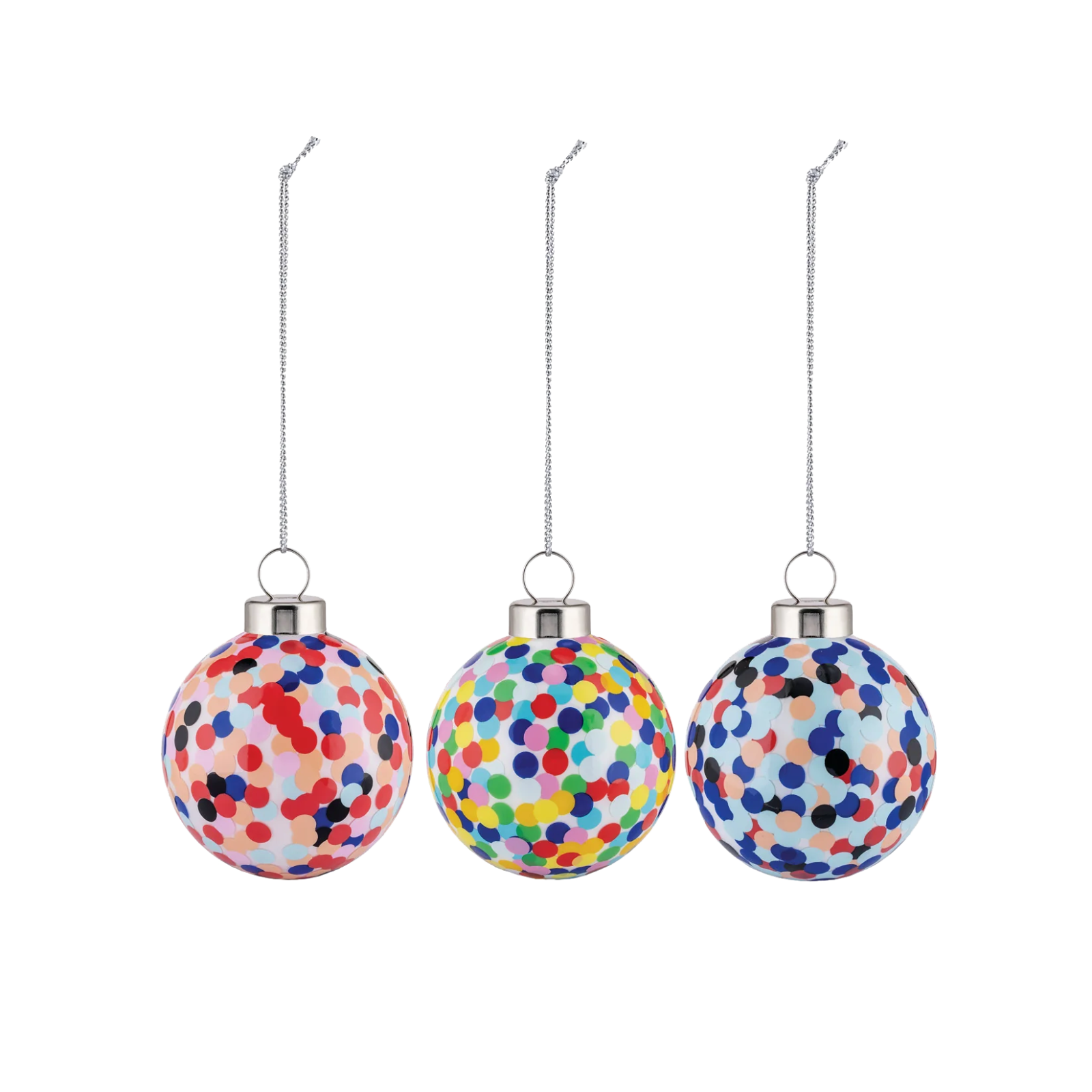 Proust Set of 3 Christmas Baubles - Gessato Design Store