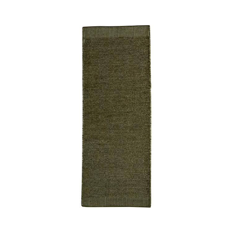 Rombo Rug 75×200 Moss Green