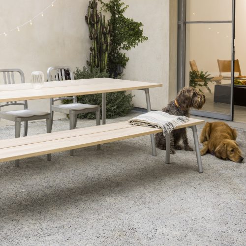 Run Bench, Wood 3 Seater - Gessato Design Store