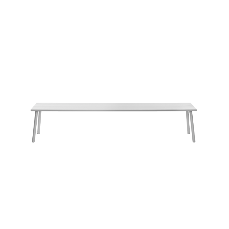 Run Bench, Aluminum 4 Seater