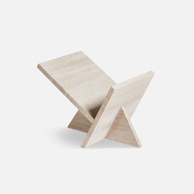 Mountain, Travertine Magazine Holder - Gessato Design Store