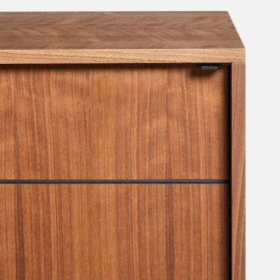 Virka Sideboard High Walnut Black - Gessato Design Store