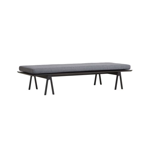 Level Daybed Gray Bouclé/Black - Gessato Design Store