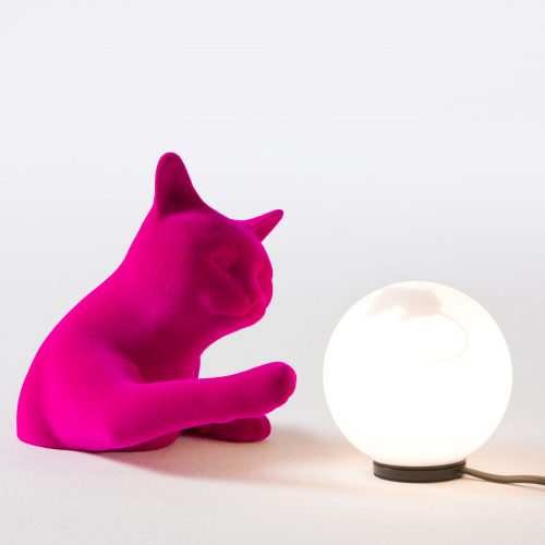 Karman Maoo - Table Lamp, Fuchsia - Gessato Design Store