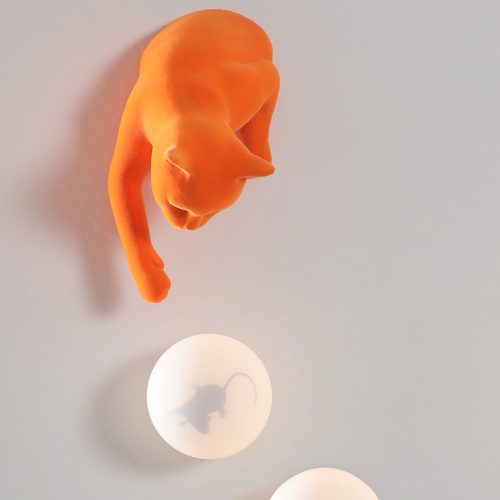 Karman Maoo - Wall Light, Orange - Gessato Design Store