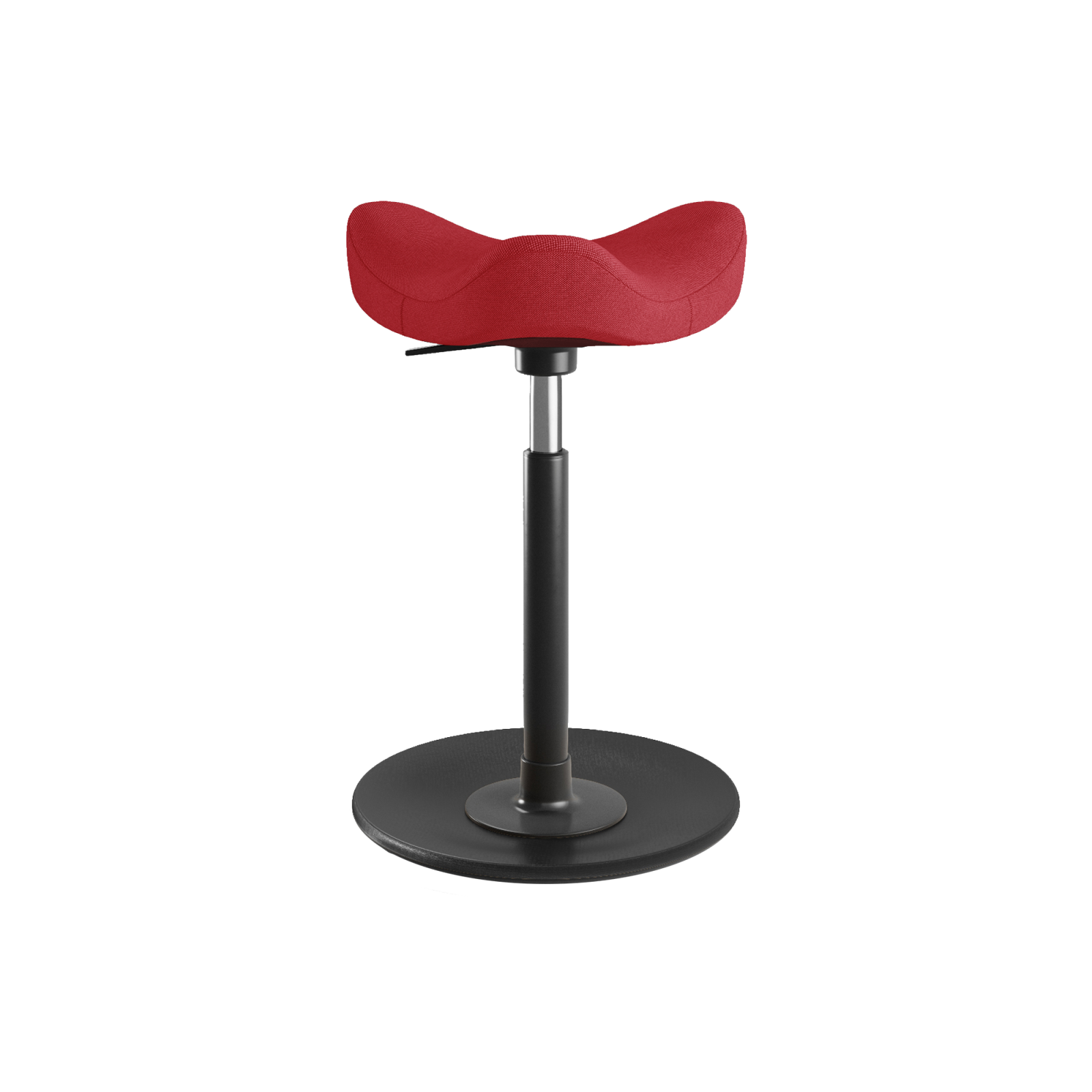 Move Sit-Stand Stool - Black / Red - Gessato Design Store
