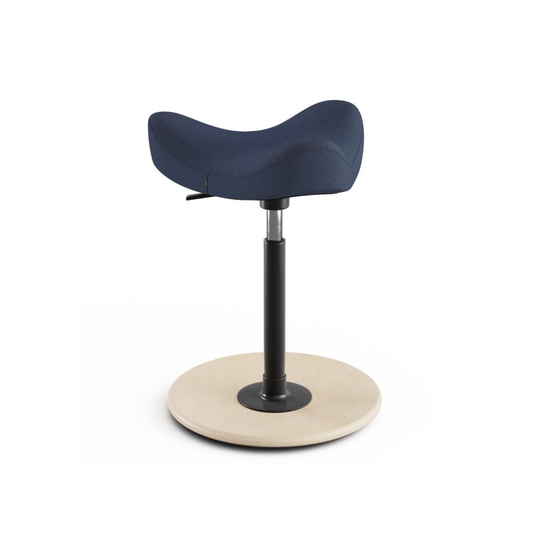 Varier - Move™ Sit-Stand Stool - Natural / Blue | Gessato Design Store