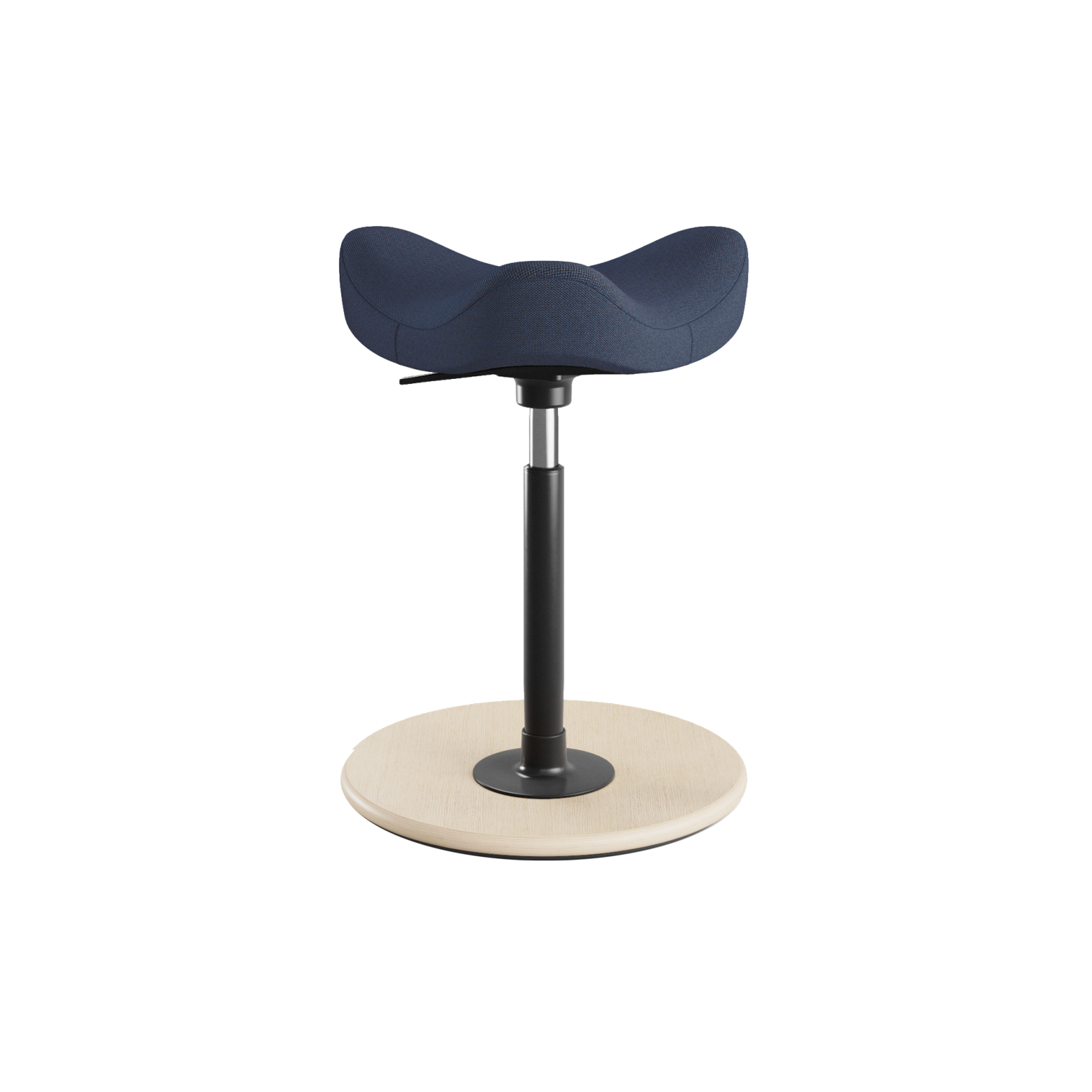 Varier - Move™ Sit-Stand Stool - Natural / Blue | Gessato Design Store