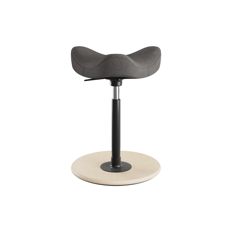 Move™ Sit-Stand Stool – Natural / Gray