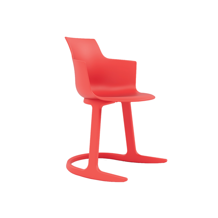 Social® Tilt Chair – Red, Set of 2