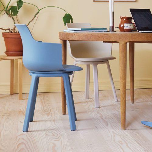 Social® Turn Chair - Blue, Set of 2 - Gessato Design Store