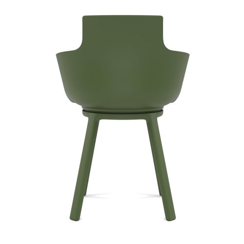 Social® Turn Chair - Green, Set of 2 - Gessato Design Store