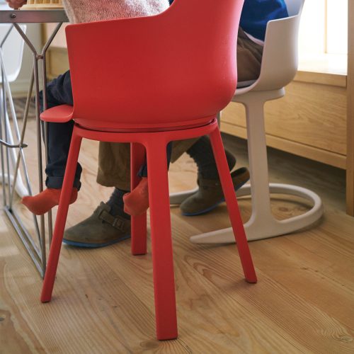 Social® Turn Chair - Red, Set of 2 - Gessato Design Store