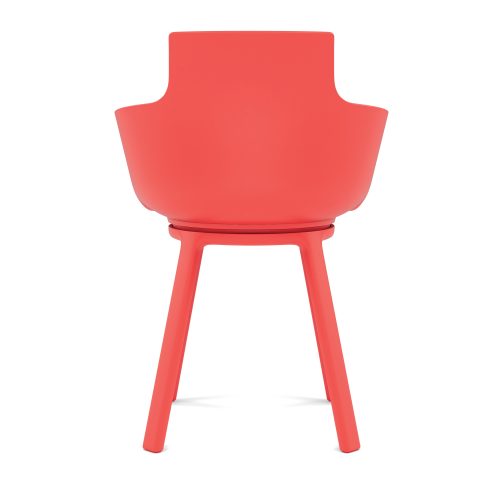 Social® Turn Chair - Red, Set of 2 - Gessato Design Store