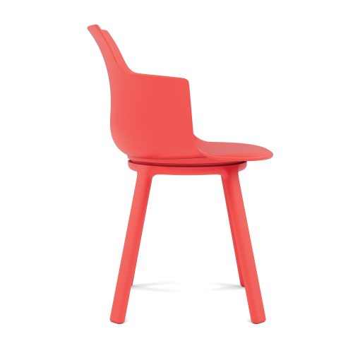 Social® Turn Chair - Red, Set of 2 - Gessato Design Store