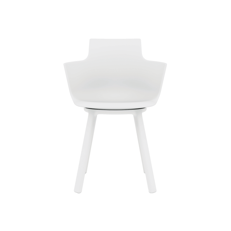 Social® Turn Chair – White, Set of 2