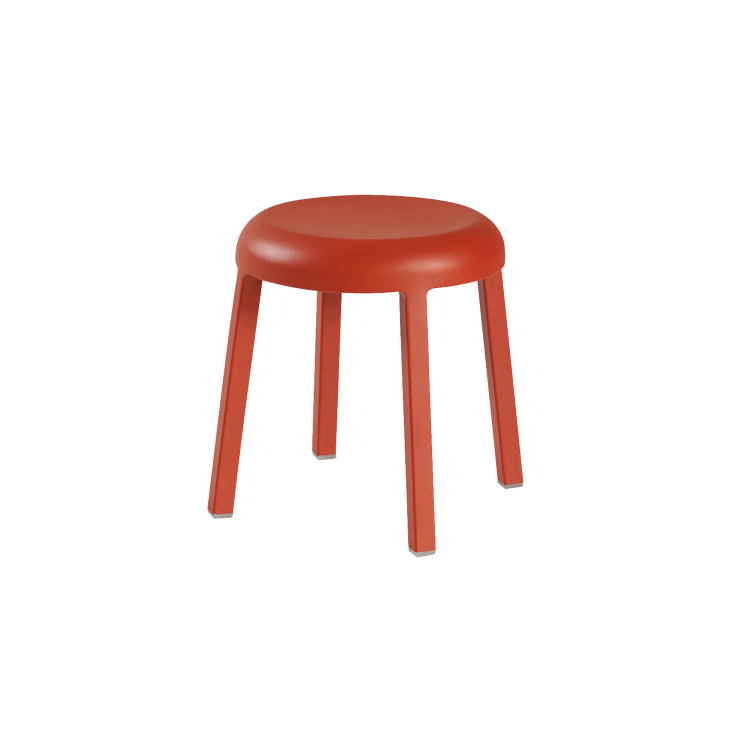 Za Mini Stool Coral Orange