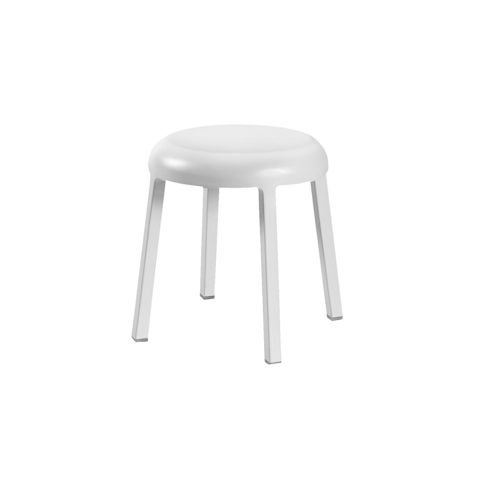 Za Mini Stool White Grey - Gessato Design Store