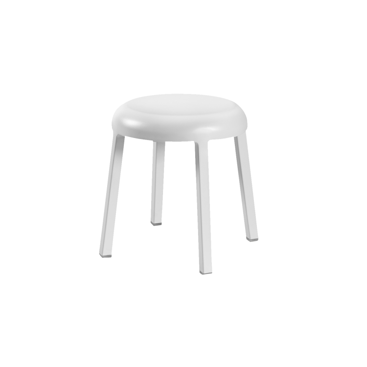 Za Mini Stool White Grey