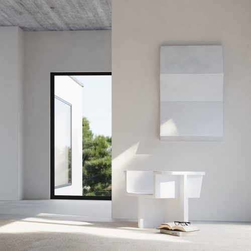 Brutus Lounge Chair - White - Gessato Design Store