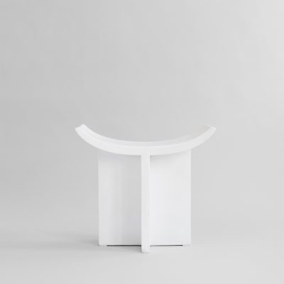 Brutus Stool - White - Gessato Design Store