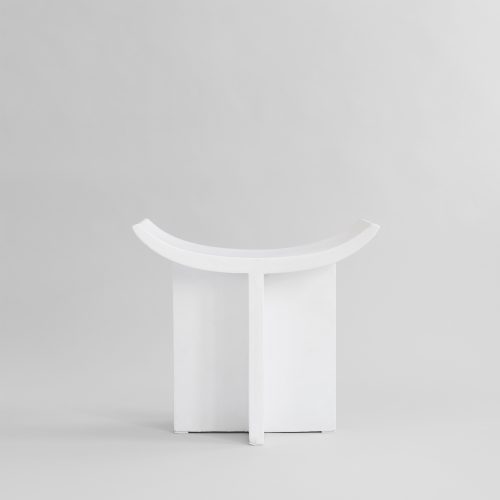 Brutus Stool - White - Gessato Design Store