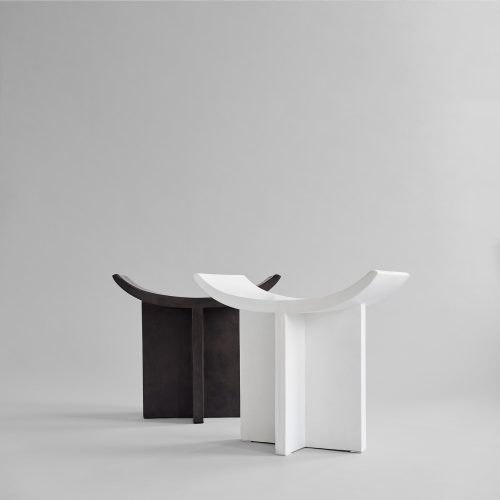 Brutus Stool - White - Gessato Design Store