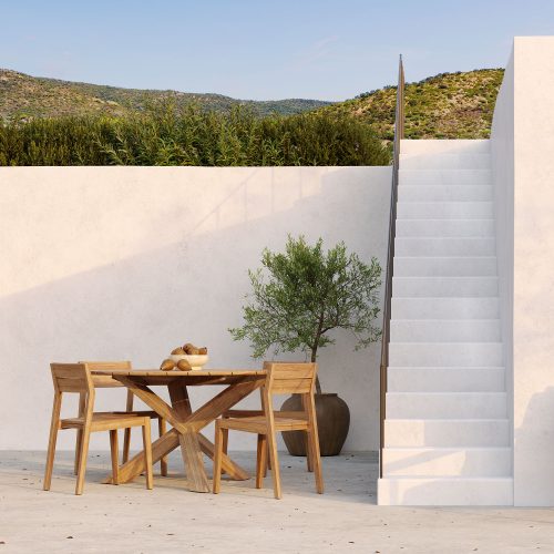 Circle Outdoor Dining Table - Gessato Design Store