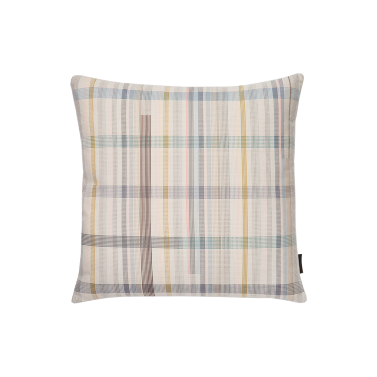 Darning Sampler Plaid Pillow by Scholten & Baijings