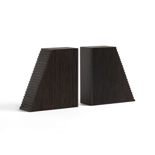 Grooves Bookends - Gessato Design Store