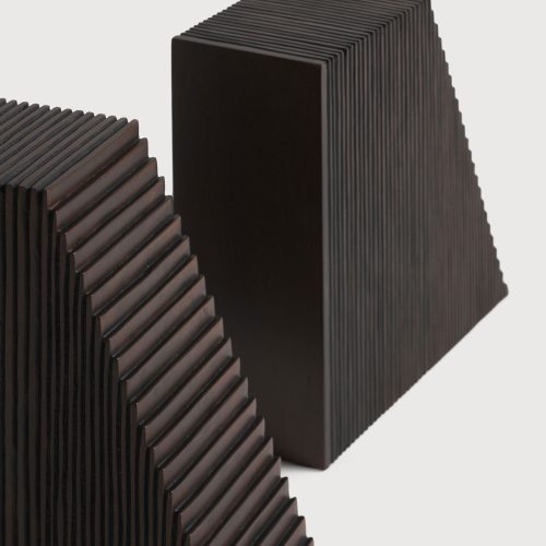 Grooves Bookends - Gessato Design Store