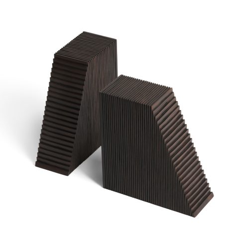 Grooves Bookends - Gessato Design Store