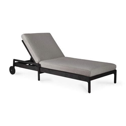 Jack Outdoor Adjustable Lounger Wooden Frame Teak - Gessato Design Store