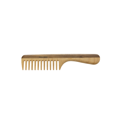 Legno Extra Wide Tooth Comb With Handle - Gessato Design Store