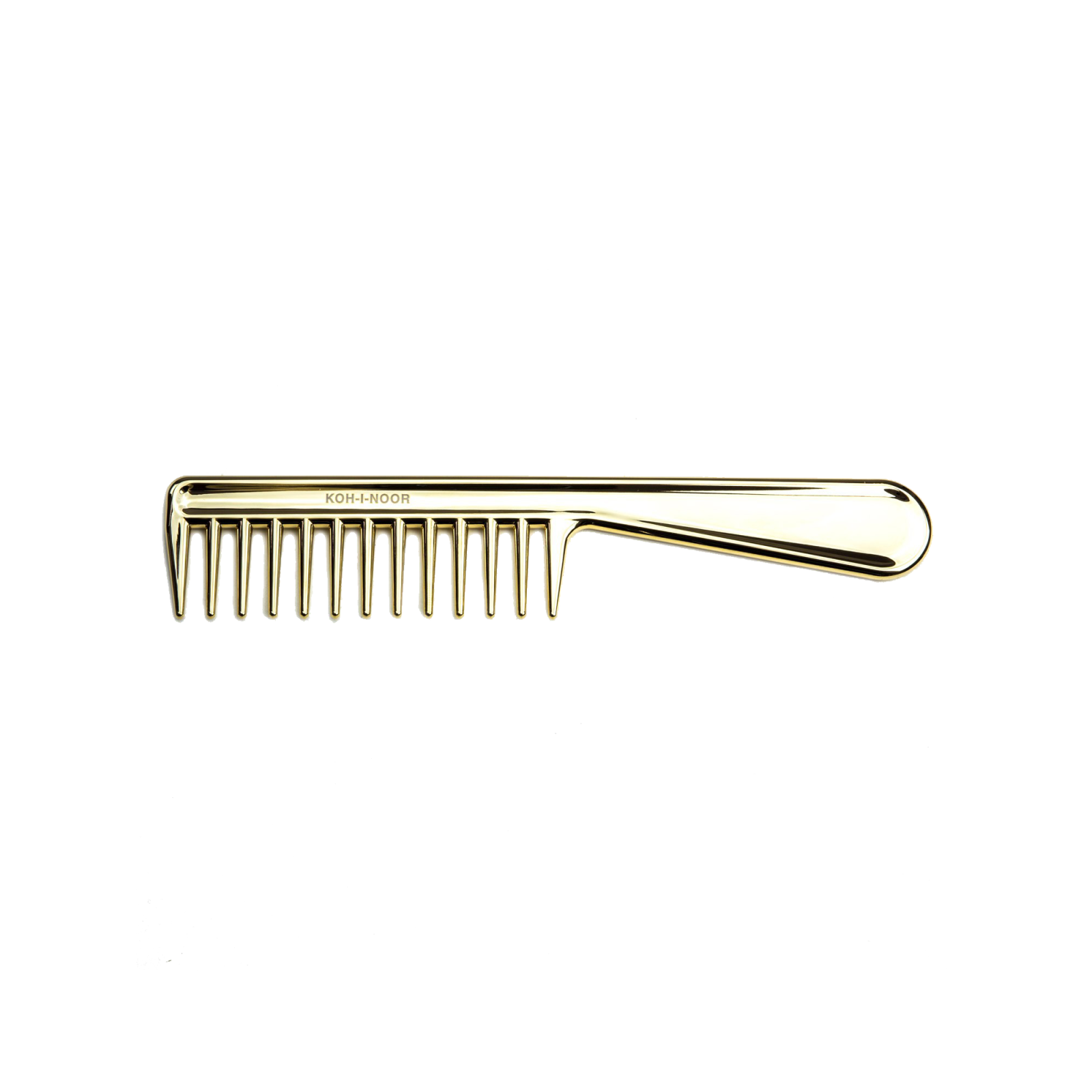 Metalli Extra Wide Tooth Comb With Handle - Gessato Design Store