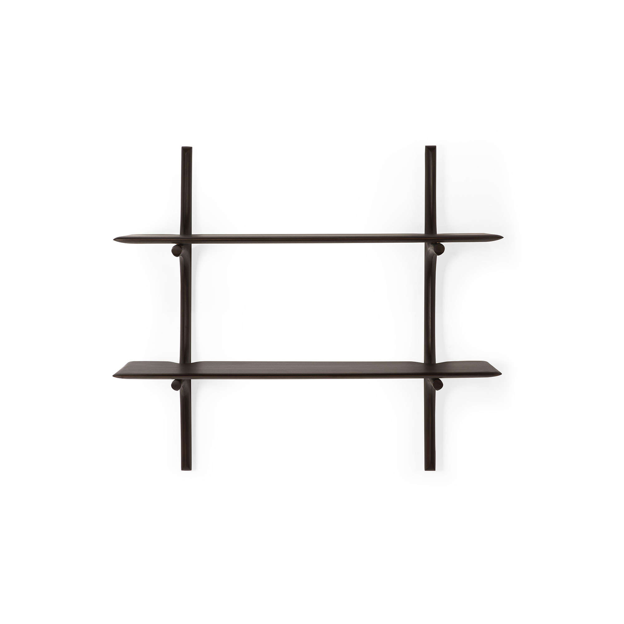  Mahogany dark brown,  2 Shelves