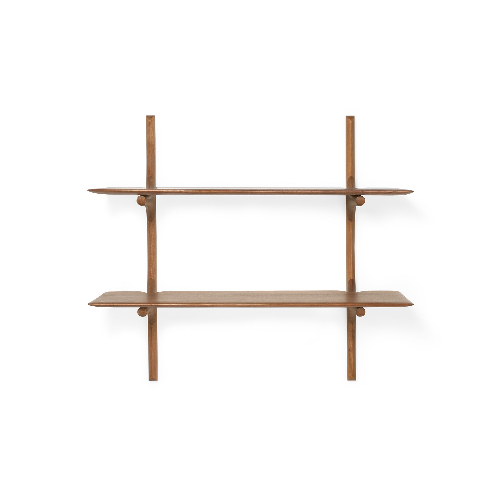  Mahogany,  2 Shelves