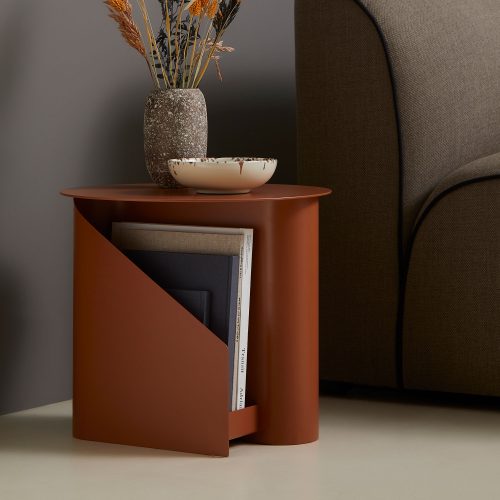 Sentrum Side Table Burnt Orange - Gessato Design Store