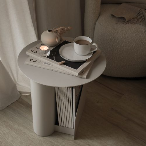 Sentrum Side Table Warm Grey - Gessato Design Store