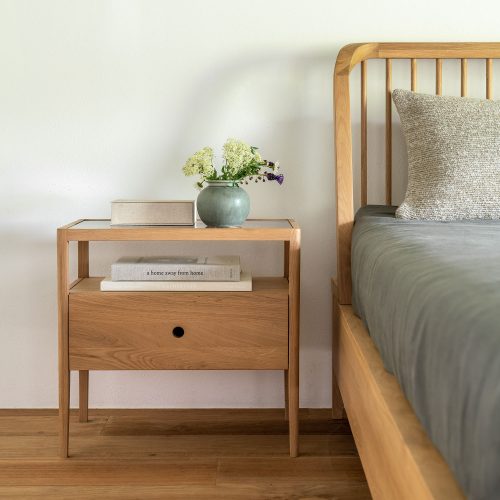 Spindle Bedside Table - Gessato Design Store