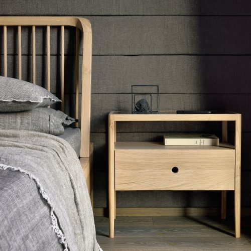 Spindle Bedside Table - Gessato Design Store